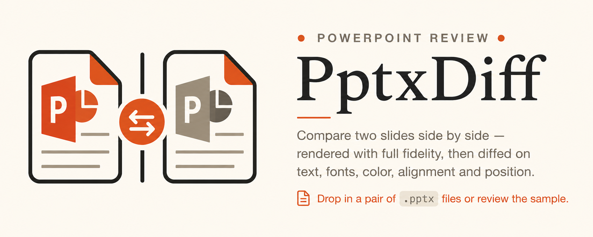PptxDiff banner